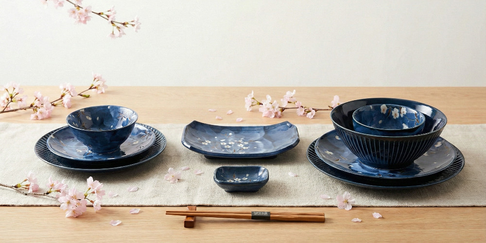 Tokyo Design Studio series Blue Sakura